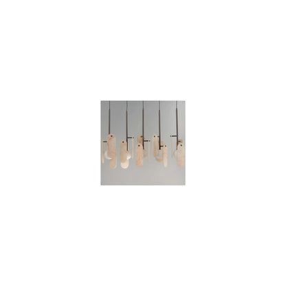 Megalith 5 Light 48" Wide LED Linear Chandelier by Nina Magon