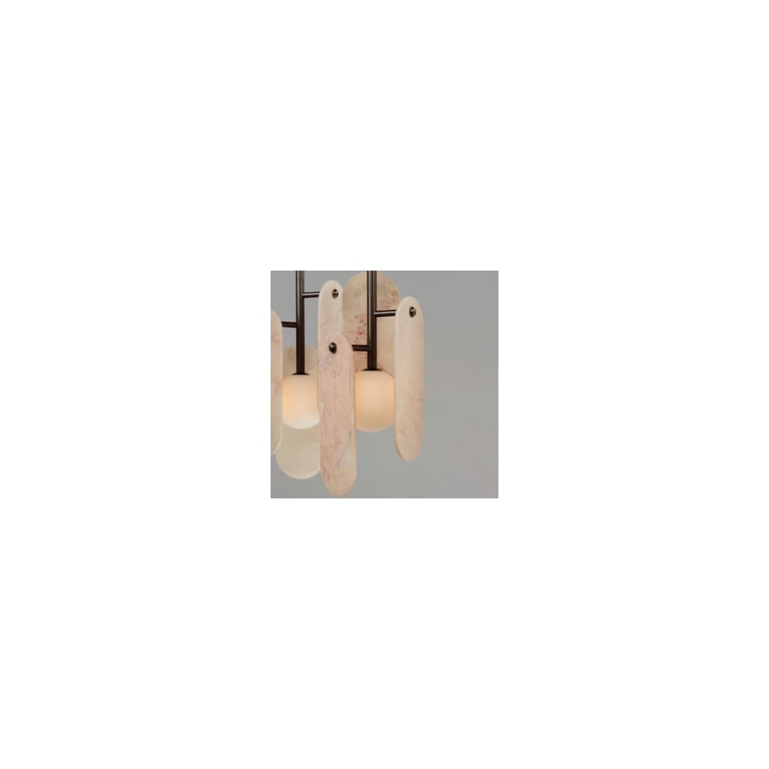 Megalith 5 Light 48" Wide LED Linear Chandelier by Nina Magon