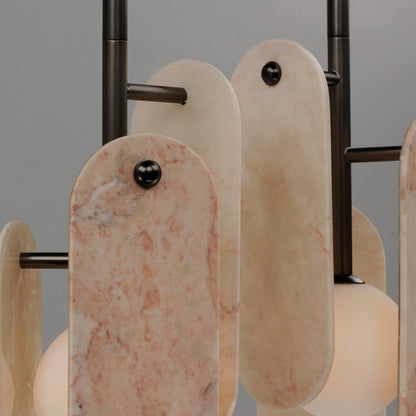 Megalith 5 Light 48" Wide LED Linear Chandelier by Nina Magon