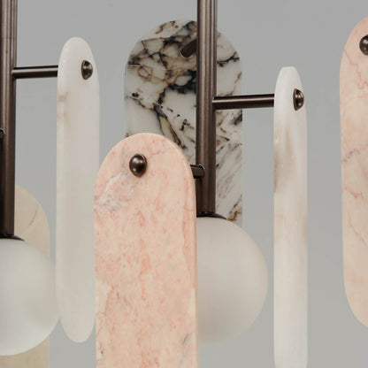 Megalith 5 Light 48" Wide LED Linear Chandelier by Nina Magon