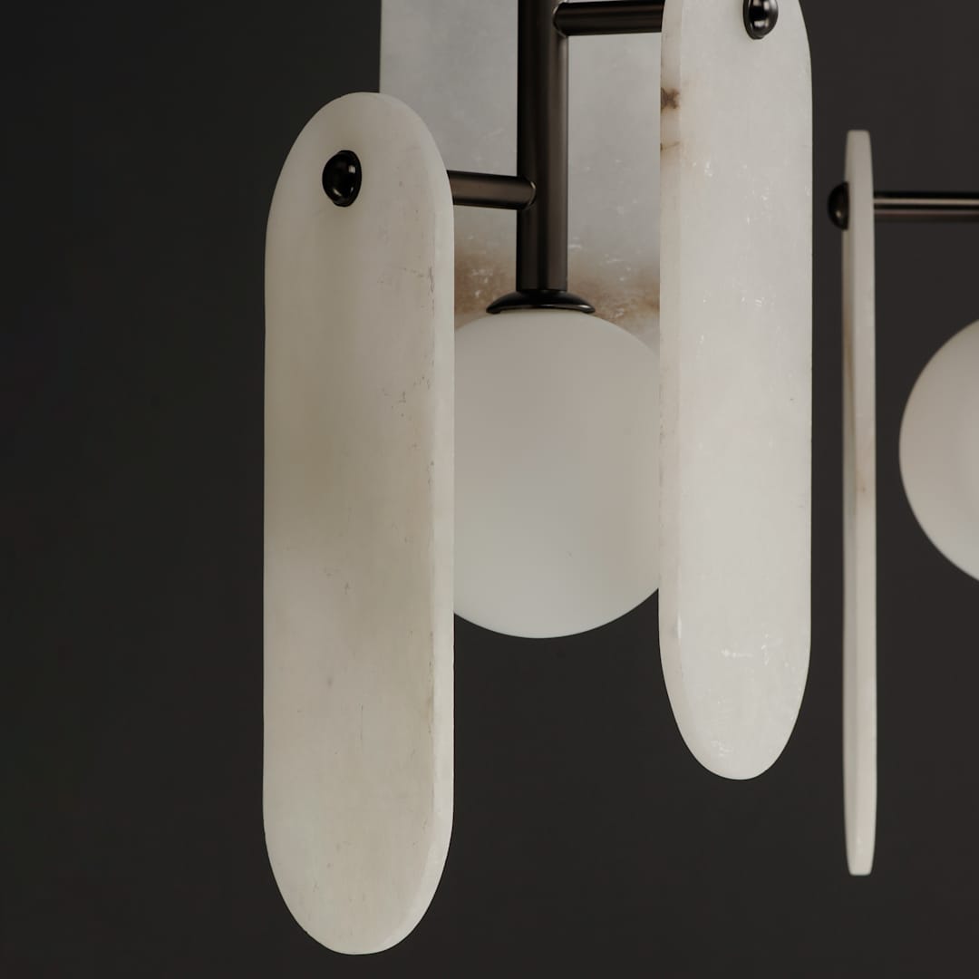 Megalith 5 Light 48" Wide LED Linear Chandelier by Nina Magon