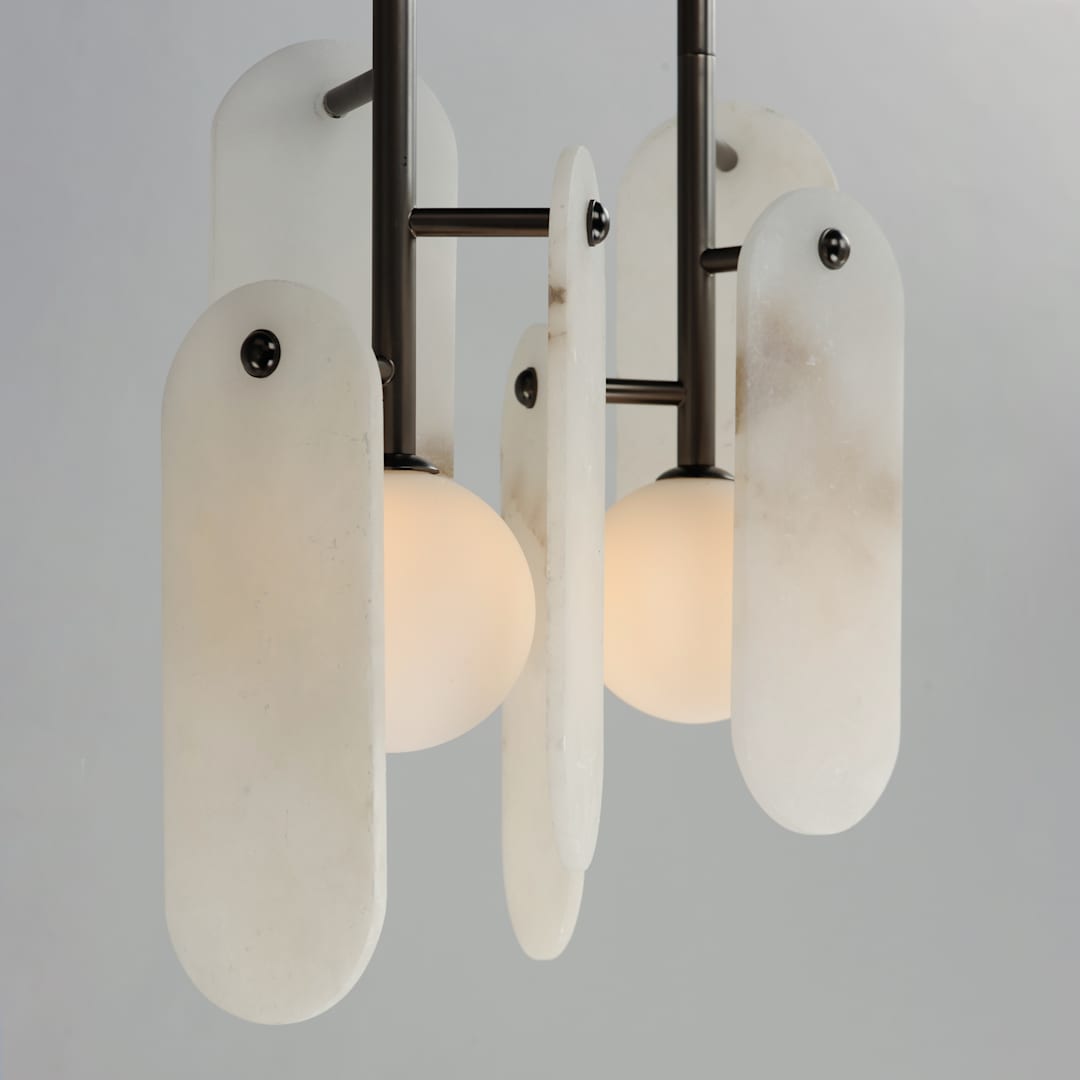 Megalith 5 Light 48" Wide LED Linear Chandelier by Nina Magon