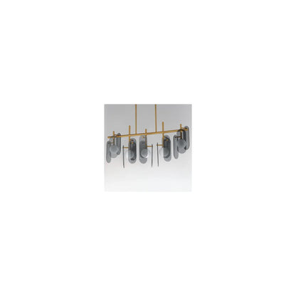 Megalith 5 Light 47" Wide LED Abstract Chandelier