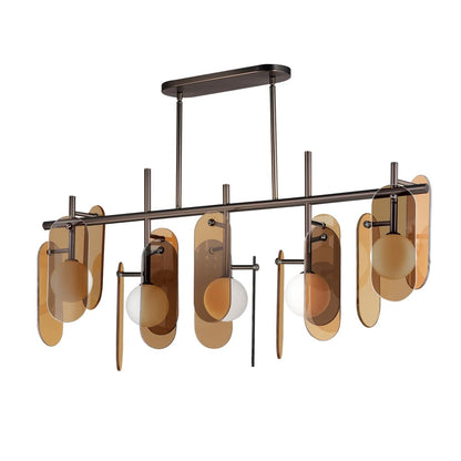 Megalith 5 Light 47" Wide LED Abstract Chandelier