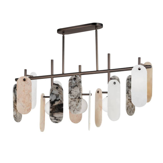 Megalith 5 Light 47" Wide LED Abstract Chandelier