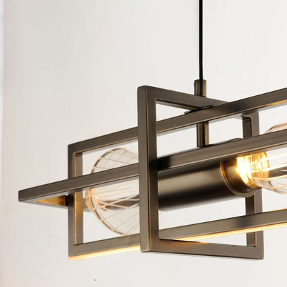 Zeppelin 6" Wide LED Linear Chandelier by Nina Magon
