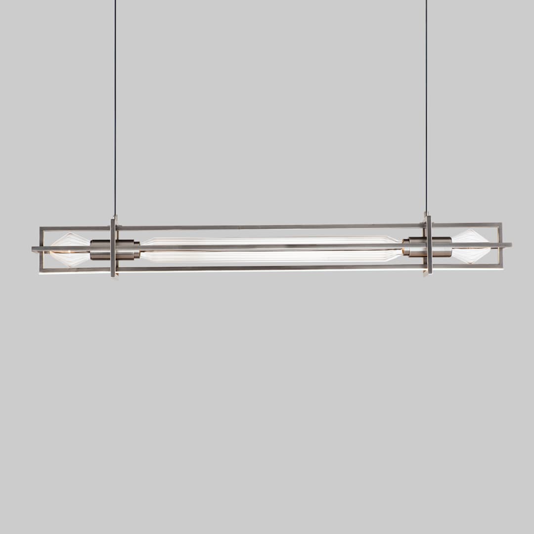Zeppelin 6" Wide LED Linear Chandelier by Nina Magon