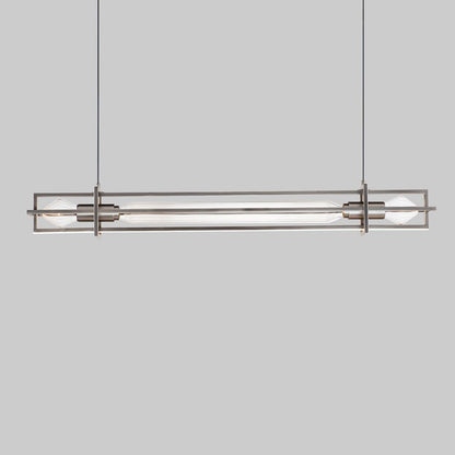 Zeppelin 6" Wide LED Linear Chandelier by Nina Magon