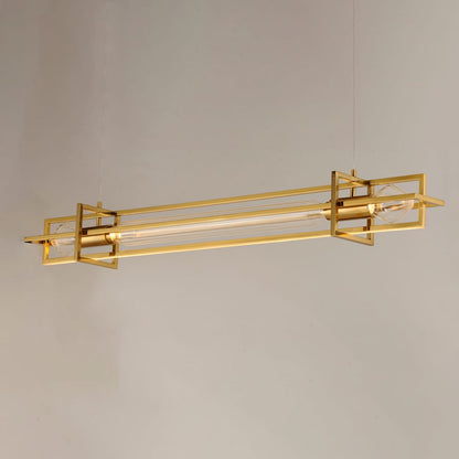 Zeppelin 6" Wide LED Linear Chandelier by Nina Magon