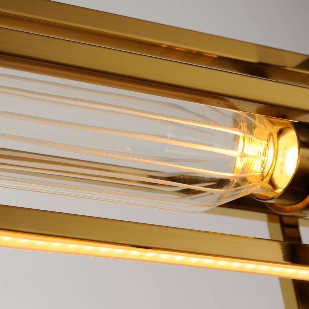 Zeppelin 6" Wide LED Linear Chandelier by Nina Magon