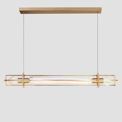 Zeppelin 6" Wide LED Linear Chandelier by Nina Magon