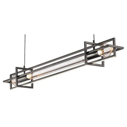 Zeppelin 6" Wide LED Linear Chandelier by Nina Magon