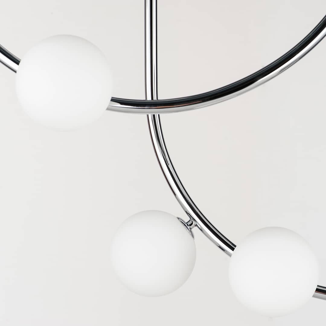 Contour 19 Light 52" Wide LED Semi-Flush Ceiling Fixture by Nina Magon