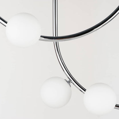 Contour 19 Light 52" Wide LED Semi-Flush Ceiling Fixture by Nina Magon