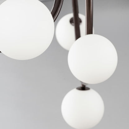 Contour 19 Light 52" Wide LED Semi-Flush Ceiling Fixture by Nina Magon