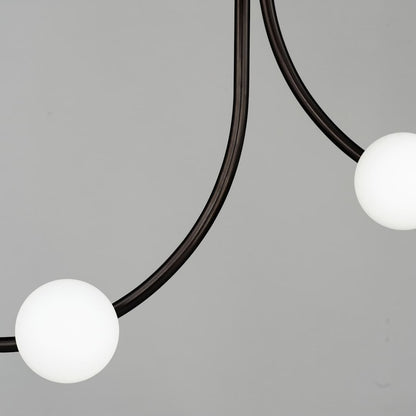 Contour 19 Light 52" Wide LED Semi-Flush Ceiling Fixture by Nina Magon