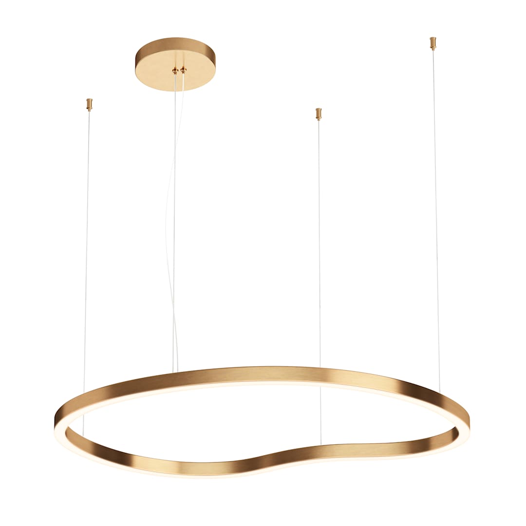 Unity XL 41" Wide LED Abstract Linear Chandelier