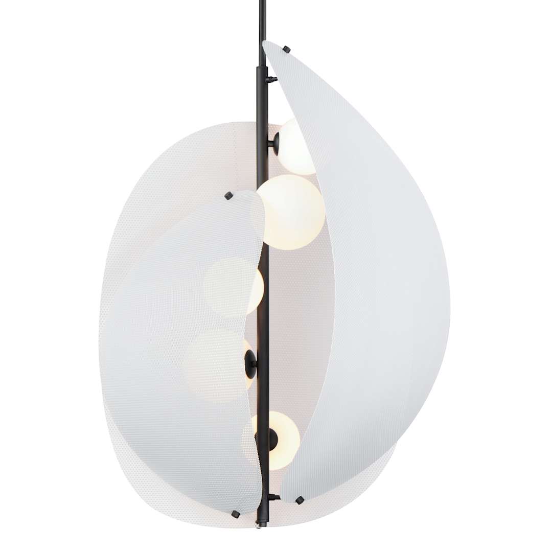 Chips 5 Light 35" Wide LED Chandelier by Mat Sanders