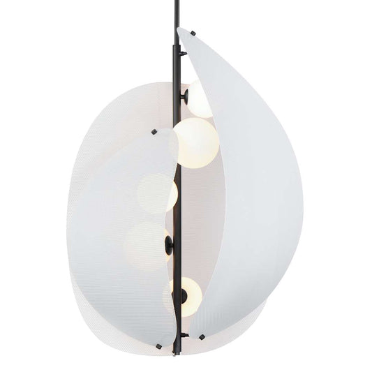 Chips 5 Light 35" Wide LED Chandelier by Mat Sanders