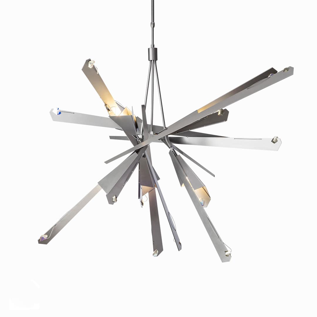 Nova 6 Light 47-3/16" Wide Abstract Chandelier with Swarovski Crystals