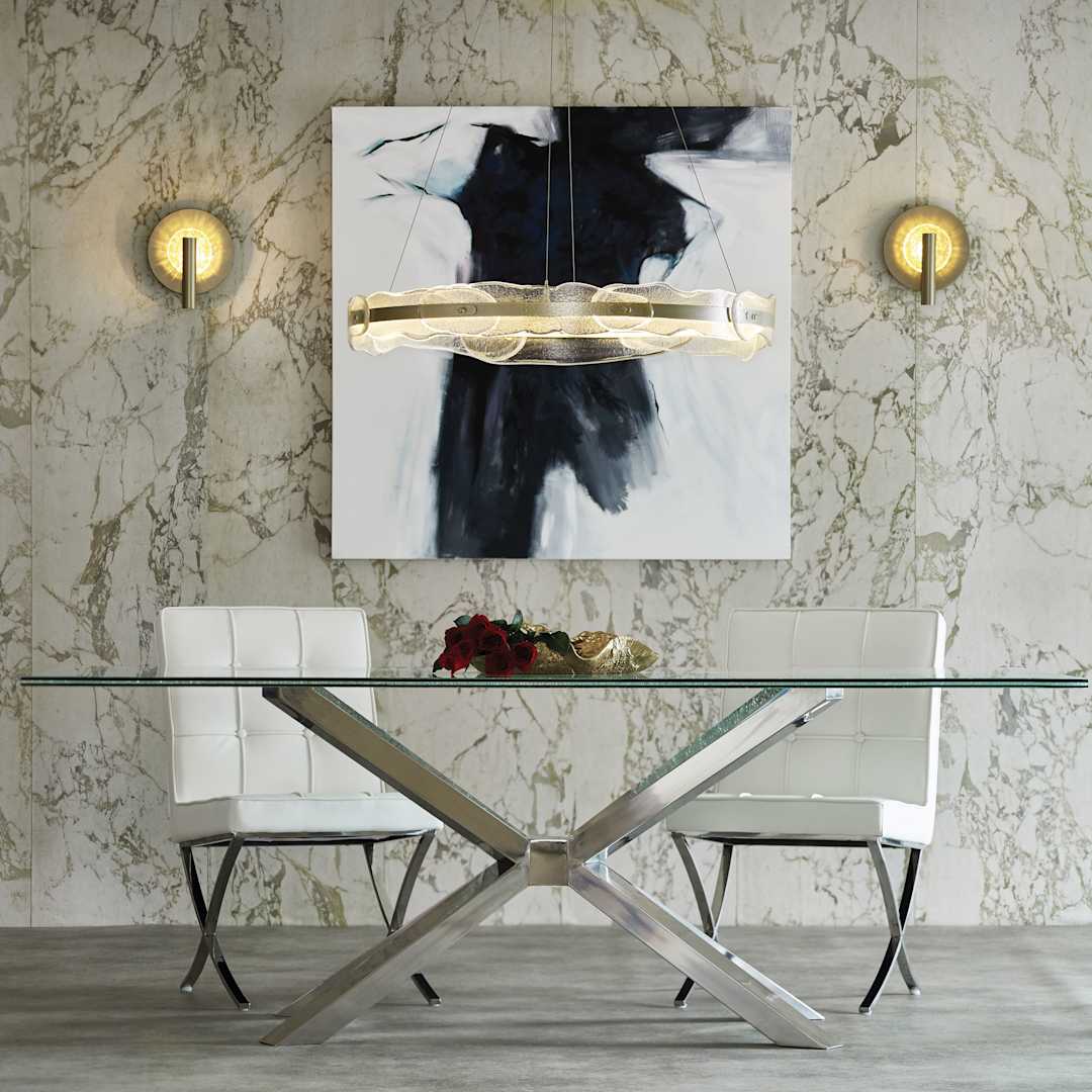 Solstice 35-13/16" Wide Integrated LED Ring Chandelier