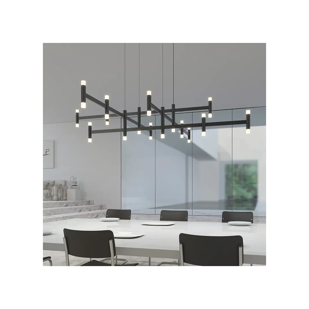Systema Staccato 28 Light 70" Wide LED Indoor Oversized Pendant