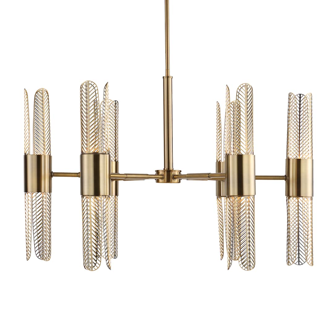 Cret 12 Light 31" Wide Chandelier