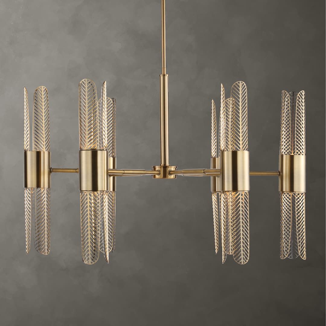 Cret 12 Light 31" Wide Chandelier
