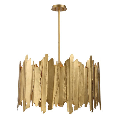 Golden Gate 8 Light 28" Wide Drum Chandelier