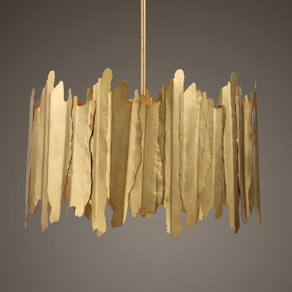 Golden Gate 8 Light 28" Wide Drum Chandelier
