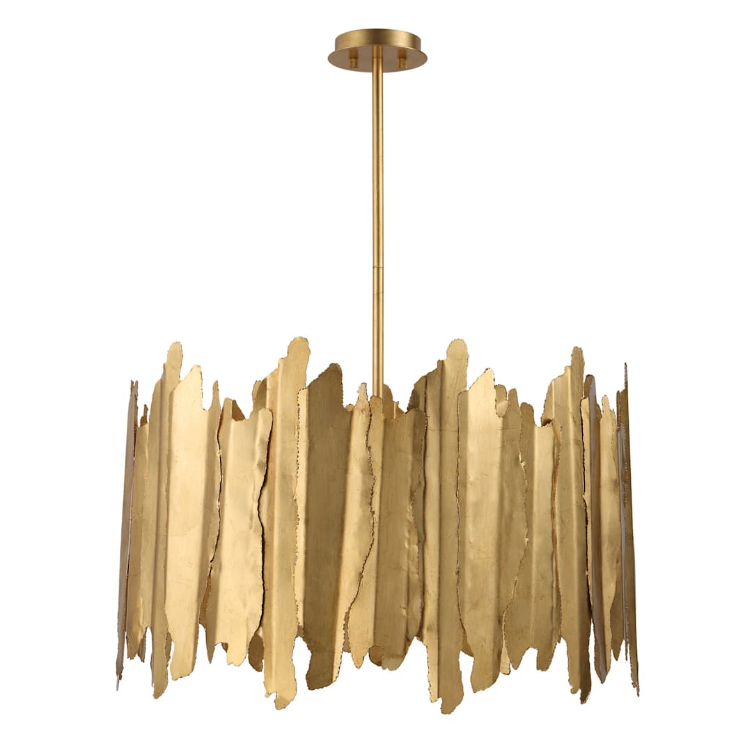 Golden Gate 8 Light 28" Wide Drum Chandelier
