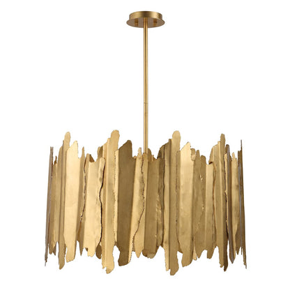 Golden Gate 8 Light 28" Wide Drum Chandelier