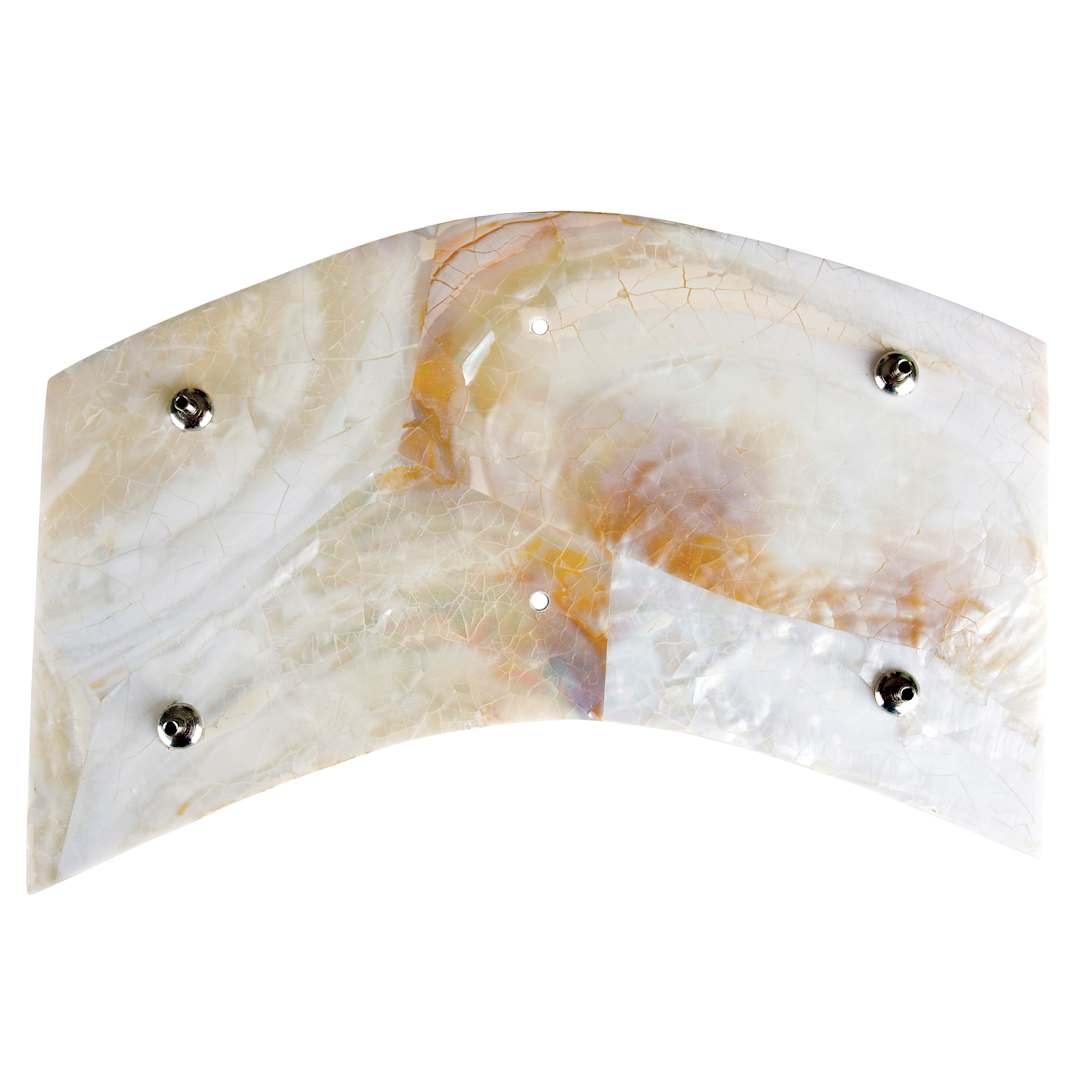 Big 4 Light 36" Reclaimed Shell Linear Chandelier