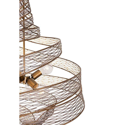 Flow 6 Light 26" Wide Abstract Chandelier