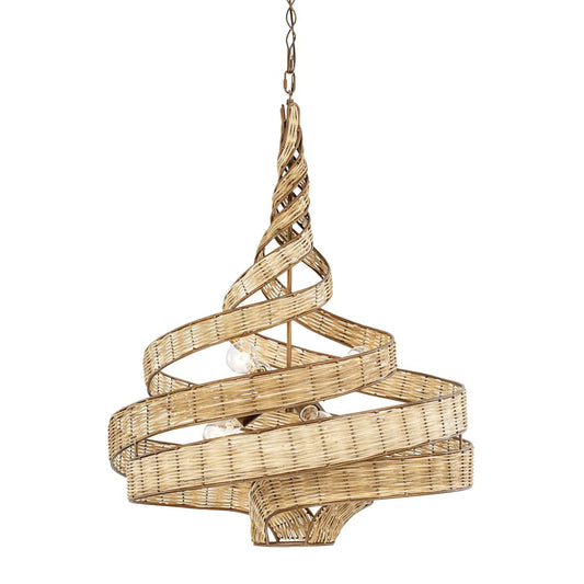 Flow 6 Light 26" Wide Abstract Chandelier