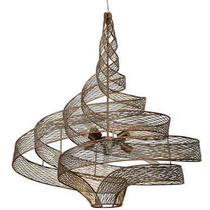 Flow 8 Light 36" Wide Abstract Chandelier