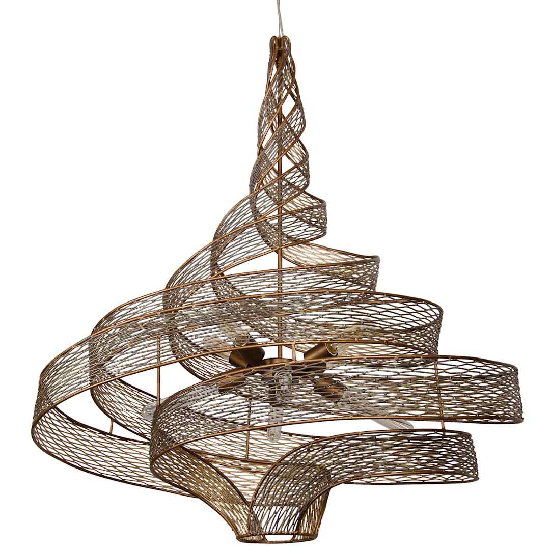 Flow 8 Light 36" Wide Abstract Chandelier