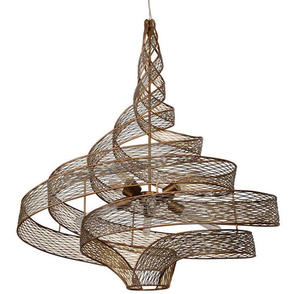 Flow 8 Light 36" Wide Abstract Chandelier