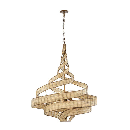 Flow 8 Light 36" Wide Abstract Chandelier