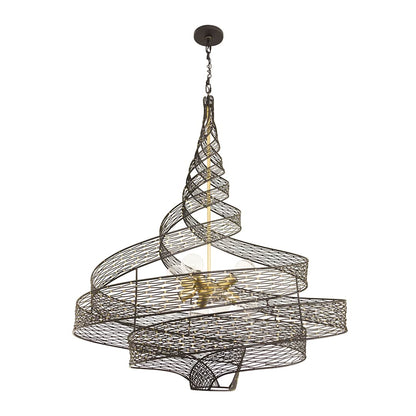 Flow 8 Light 36" Wide Abstract Chandelier