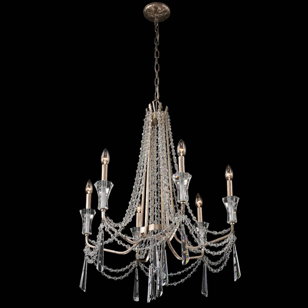 Barcelona 6 Light 27" Wide Crystal Chandelier