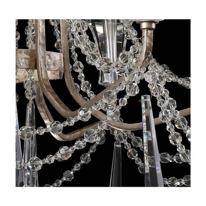 Barcelona 6 Light 27" Wide Crystal Chandelier