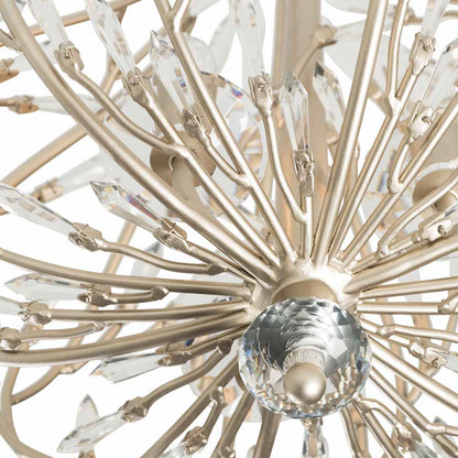 Bask 6 Light 27" Wide Crystal Abstract Chandelier