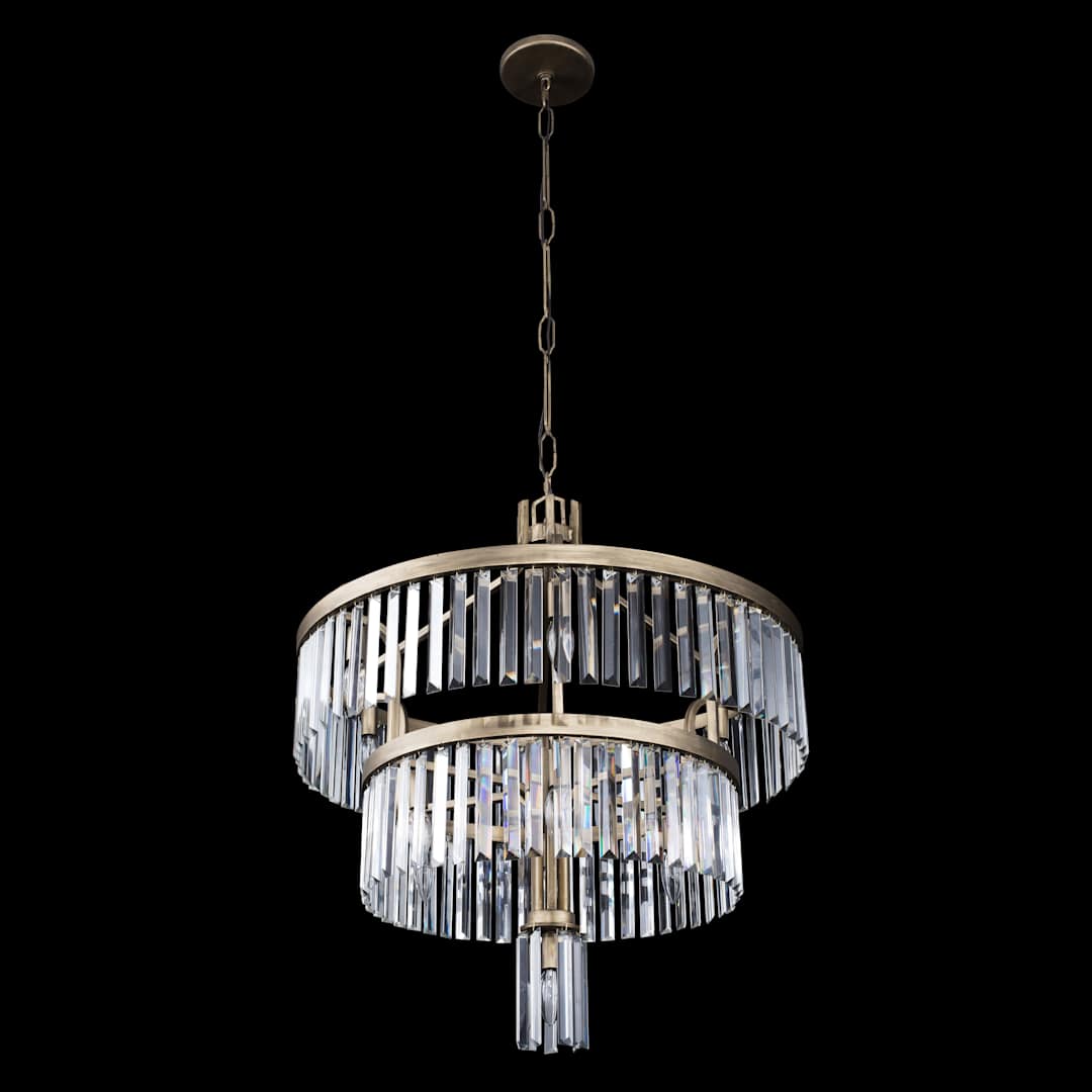 Social Club 13 Light 28" Crystal Chandelier