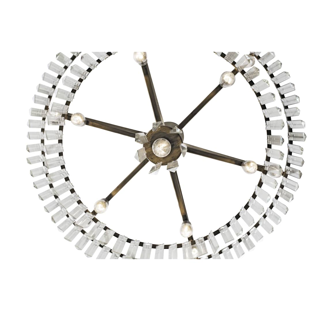 Social Club 13 Light 28" Crystal Chandelier