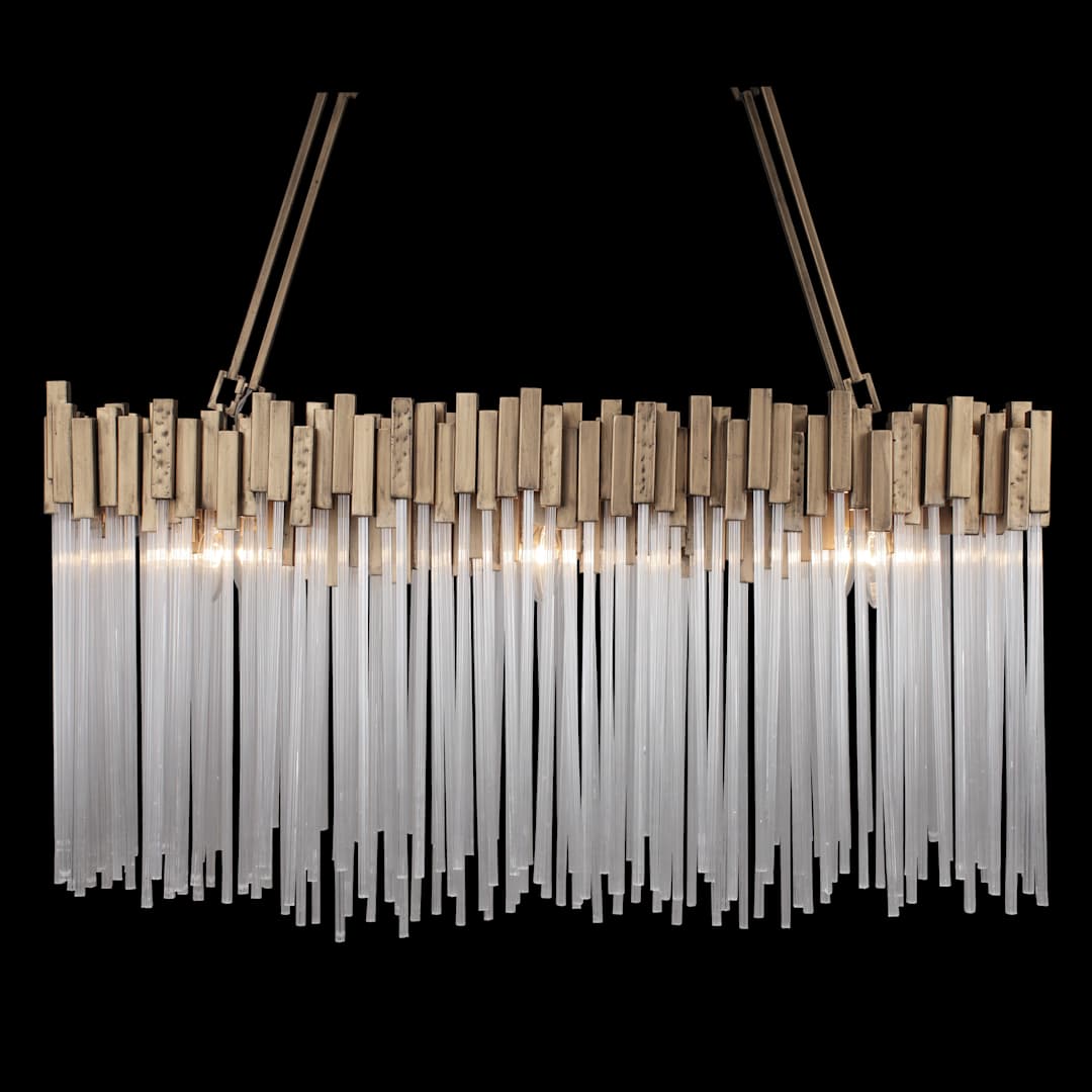 Matrix 6 Light 37" Wide Linear Chandelier
