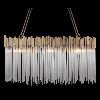 Matrix 6 Light 37" Wide Linear Chandelier