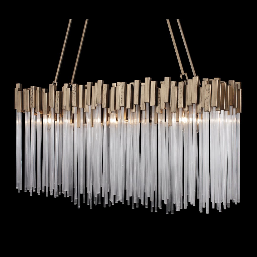 Matrix 6 Light 37" Wide Linear Chandelier