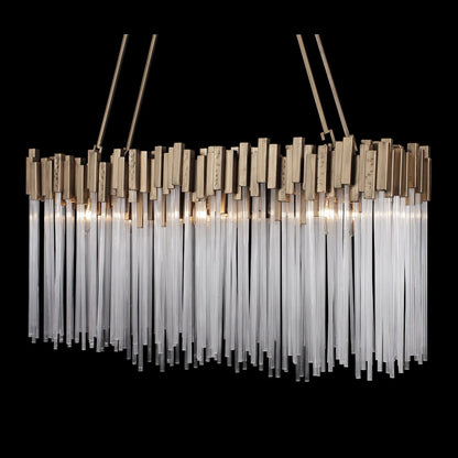 Matrix 6 Light 37" Wide Linear Chandelier