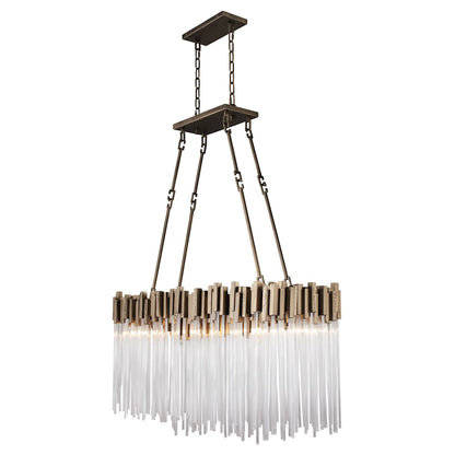 Matrix 6 Light 37" Wide Linear Chandelier